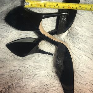 Black stiletto dress up shoe